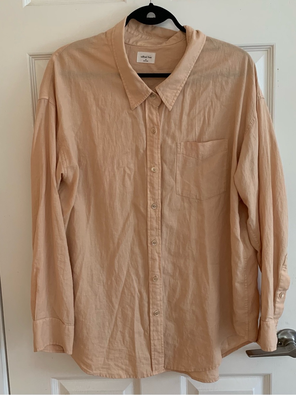Aritzia Wilfred Relaxed Linen shirt